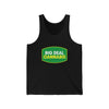 Cannabis Graphic Tank Top — "Big Deal Cannabis" Green Logo Tank