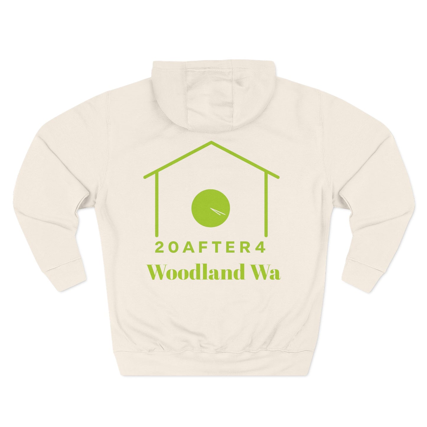20AFTER4 Lime Logo Hoodie (Front & Back)