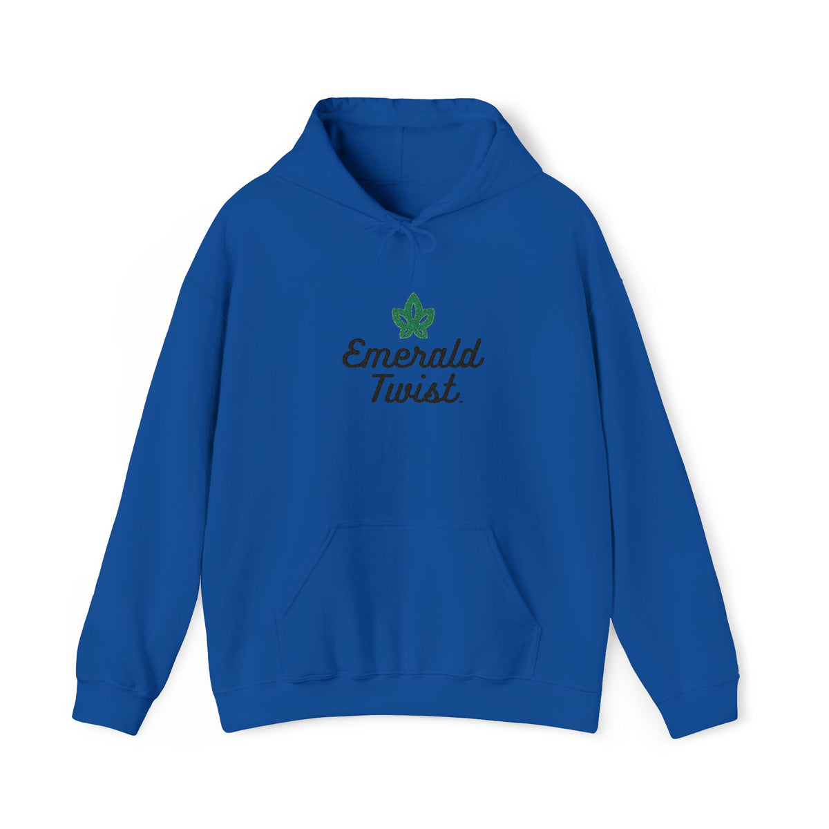 Emerald Twist Embroidered Hoodie