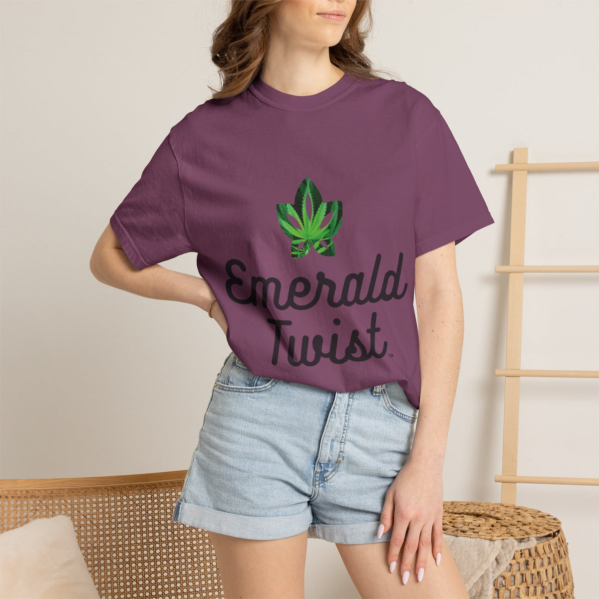 Emerald Twist T-Shirt “Harley”