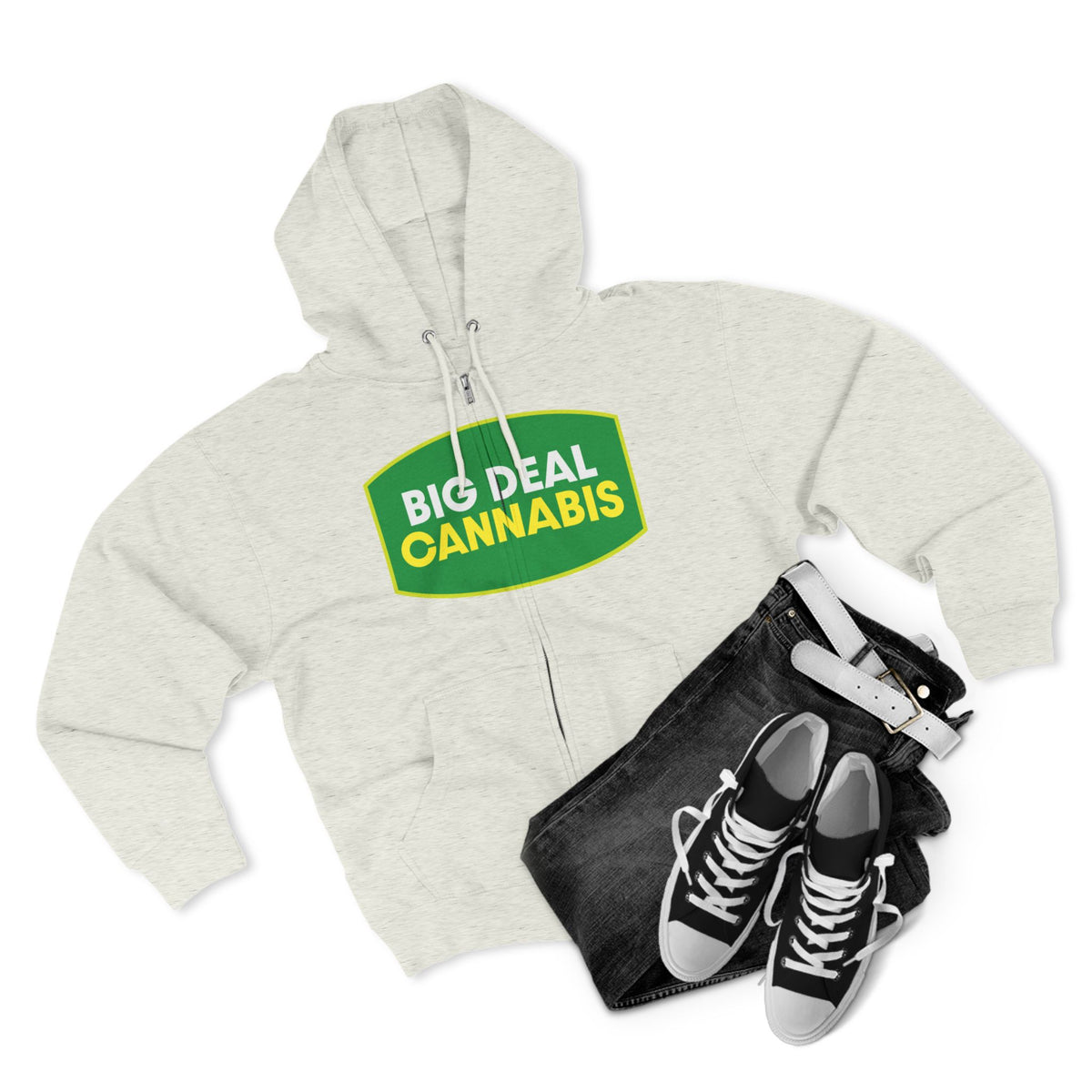 Big Deal Cannabis Zip Hoodie