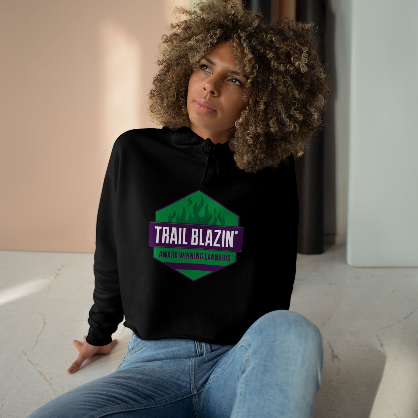 Trail Blazin' Crop Hoodie