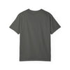 Emerald Twist T-Shirt — Retro Script Tee with Green Leaf Logo