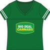 Big Deal Cannabis V-Neck Tee - Women's