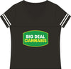 Big Deal Cannabis V-Neck Tee - Women's
