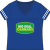 Big Deal Cannabis V-Neck Tee - Women's