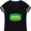 Big Deal Cannabis V-Neck Tee - Women's
