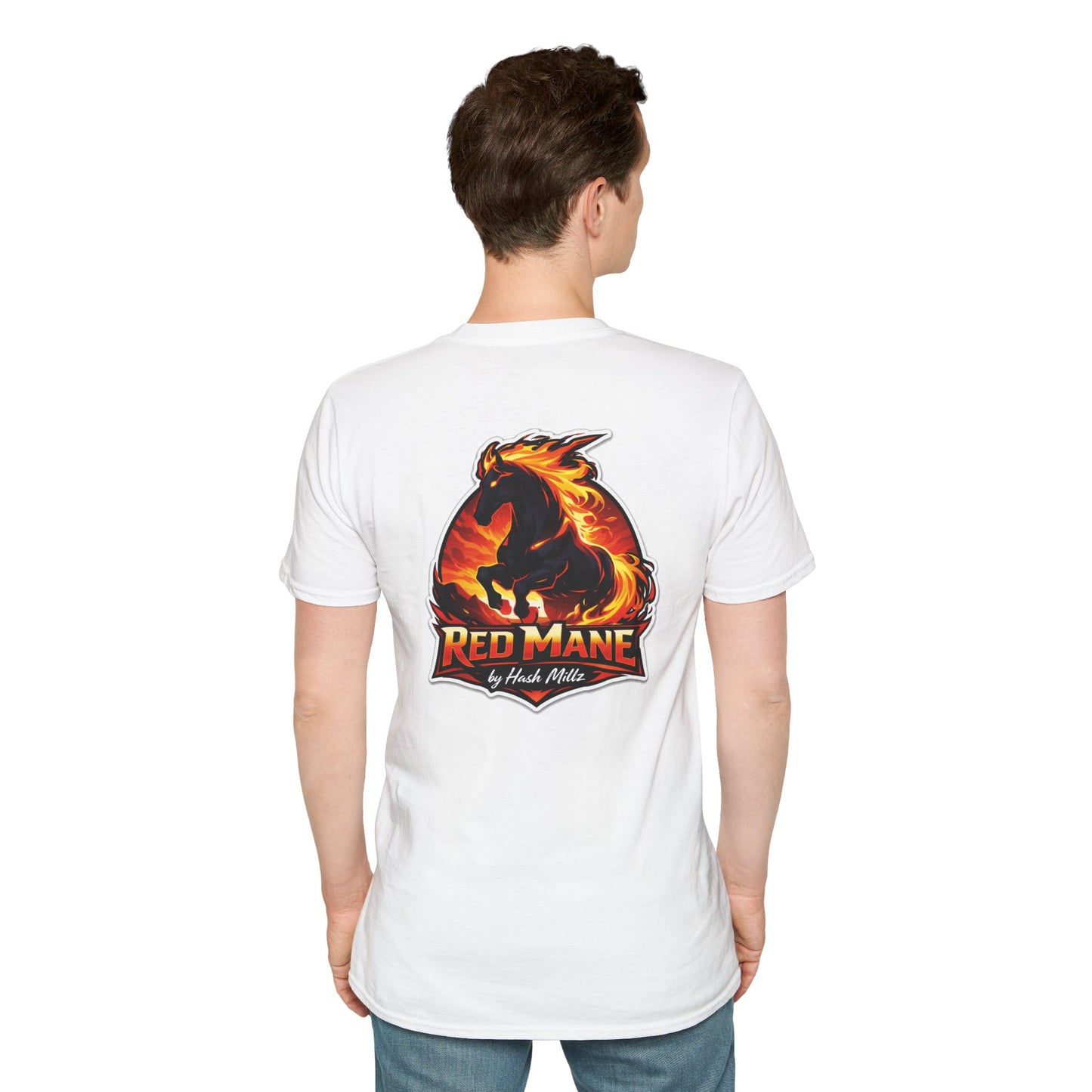 Red Mane Graphic Tee (Back)