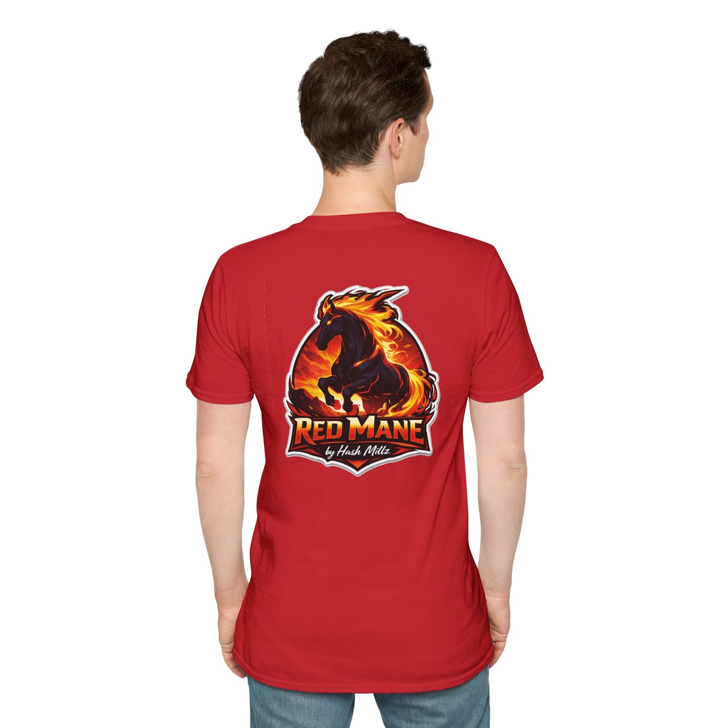 Red Mane Graphic Tee (Back)