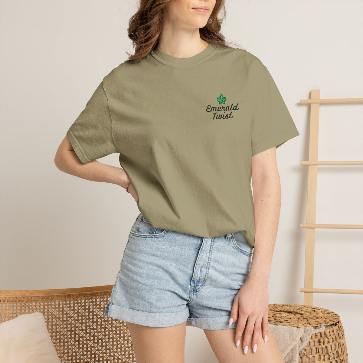 T-Shirt - Emerald Twist Shamrock Tee
