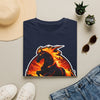 Flaming Stallion T-Shirt — "Red Mane" Graphic Tee
