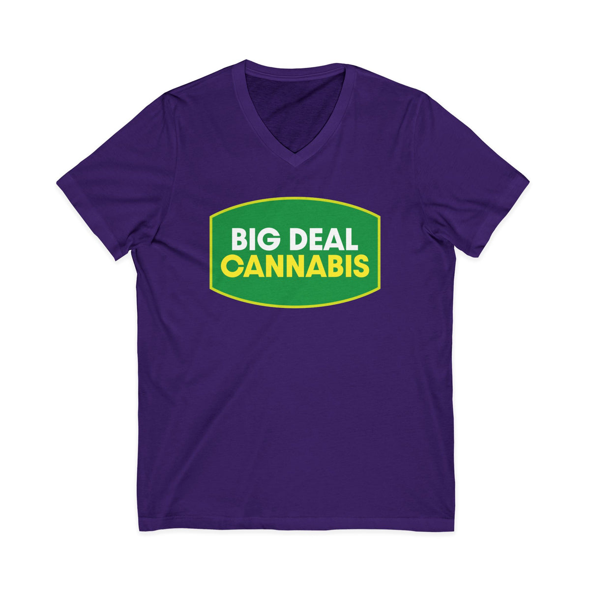 Big Deal Cannabis V-Neck Tee