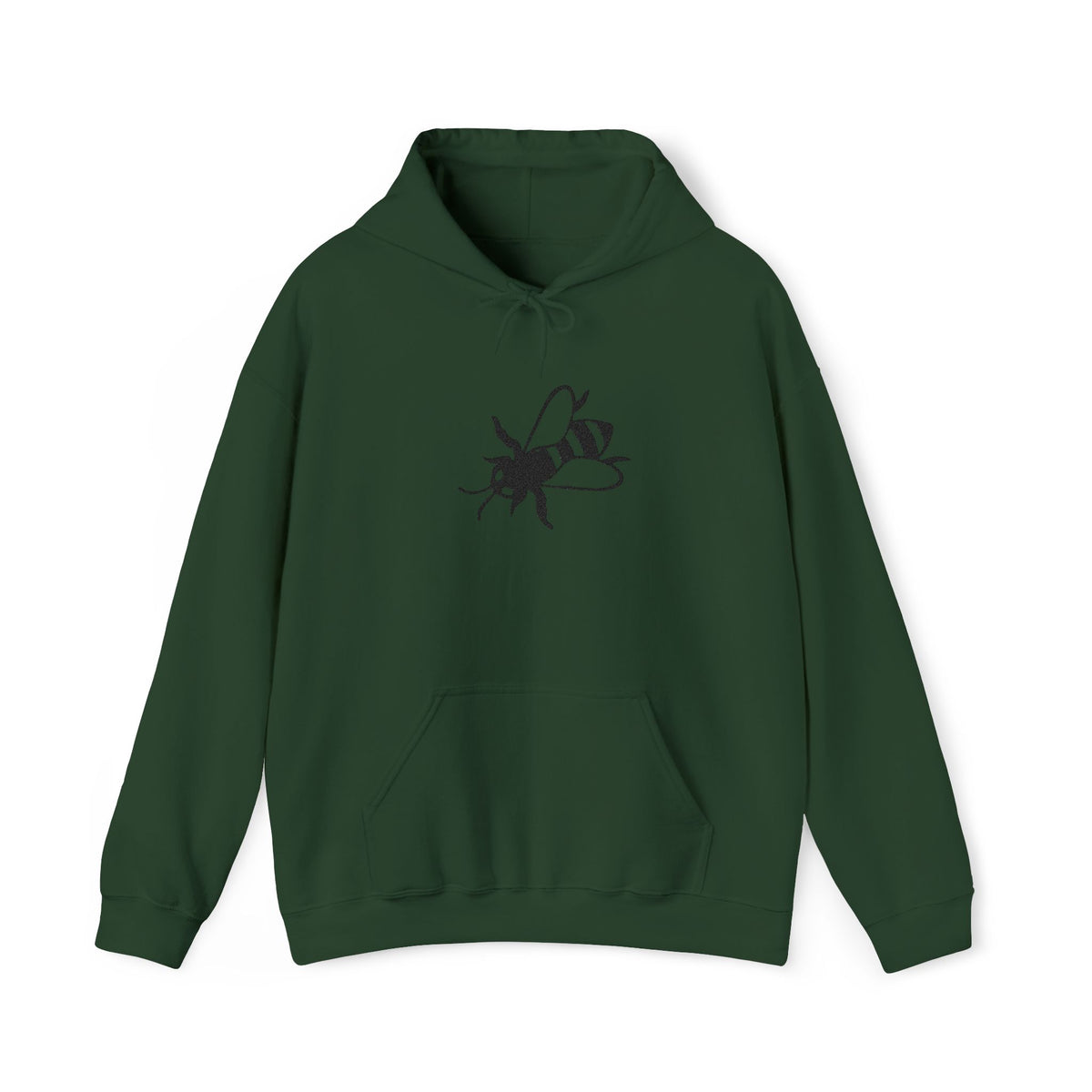 Lazy Bee Embroidered Unisex Hoodie