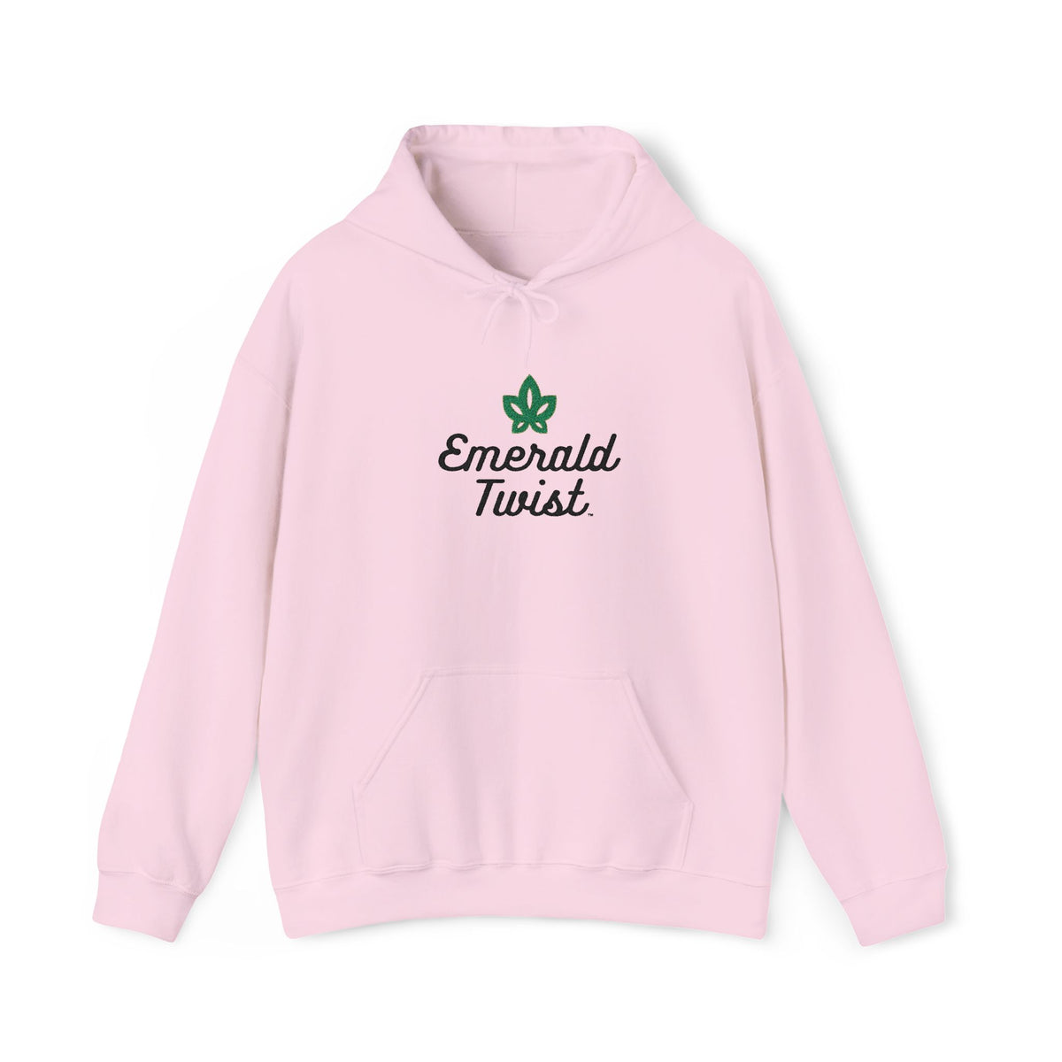 Emerald Twist Embroidered Hoodie