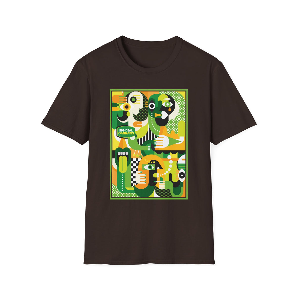 Big Deal Cannabis Abstract Unisex T-Shirt