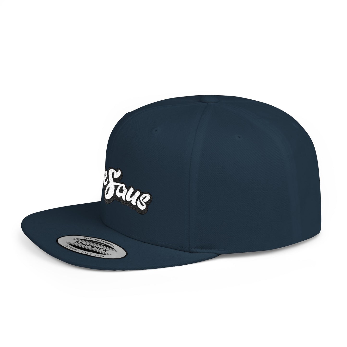 DeSaus  Embroidered Flat Bill Snapback Hat