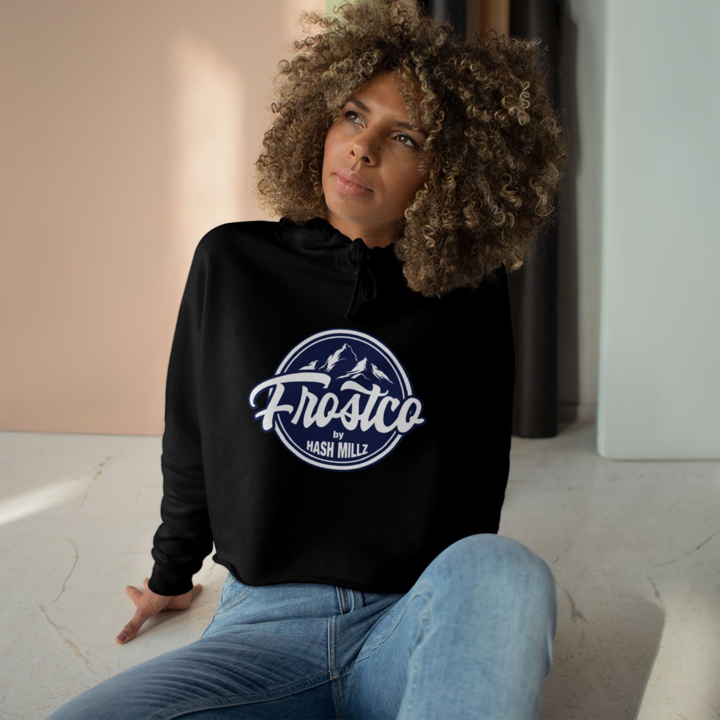 Frostco Crop Hoodie