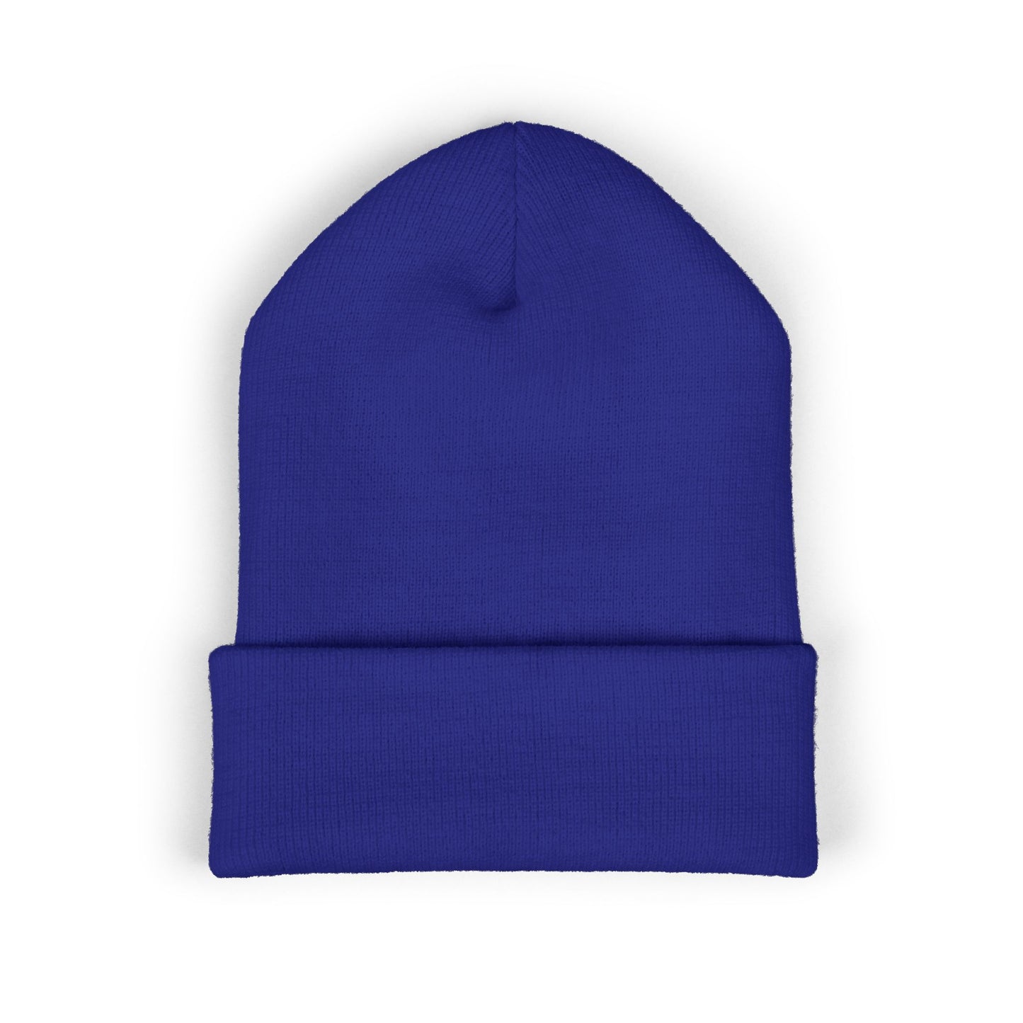 Embroidered 'DeSaus' Cuffed Beanie — Classic Knit Winter Hat