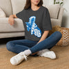 Sailor Babe Graphic T-Shirt — Blue Retro Pinup Tee
