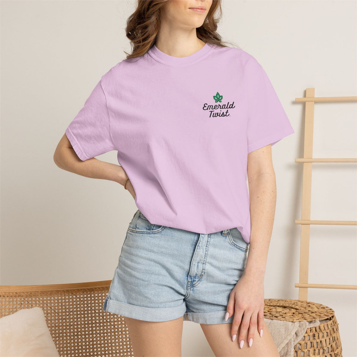 T-Shirt - Emerald Twist Shamrock Tee