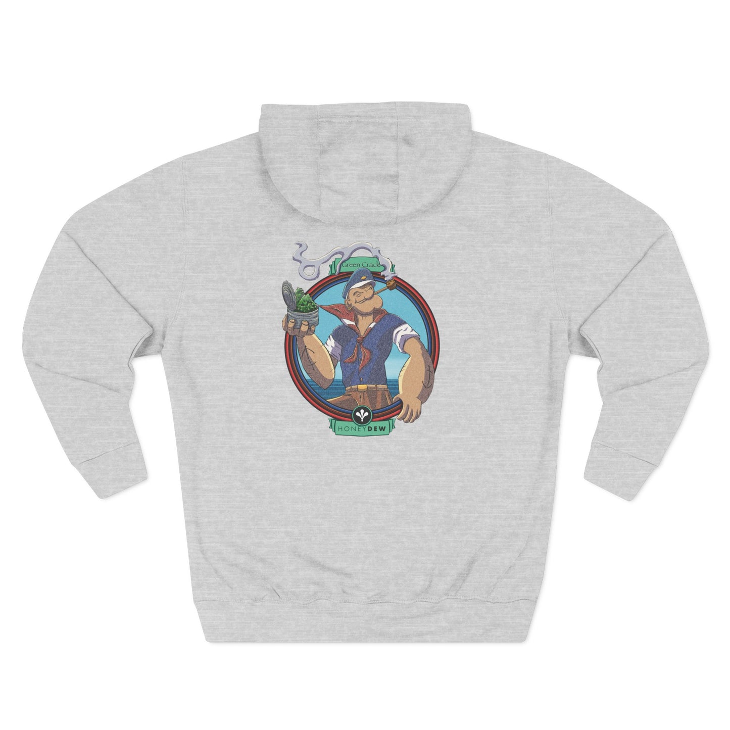 Honeydew Green Crack Hoodie