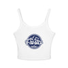 Spaghetti Tank Top - 'Frostrco' Mountain Logo Crop