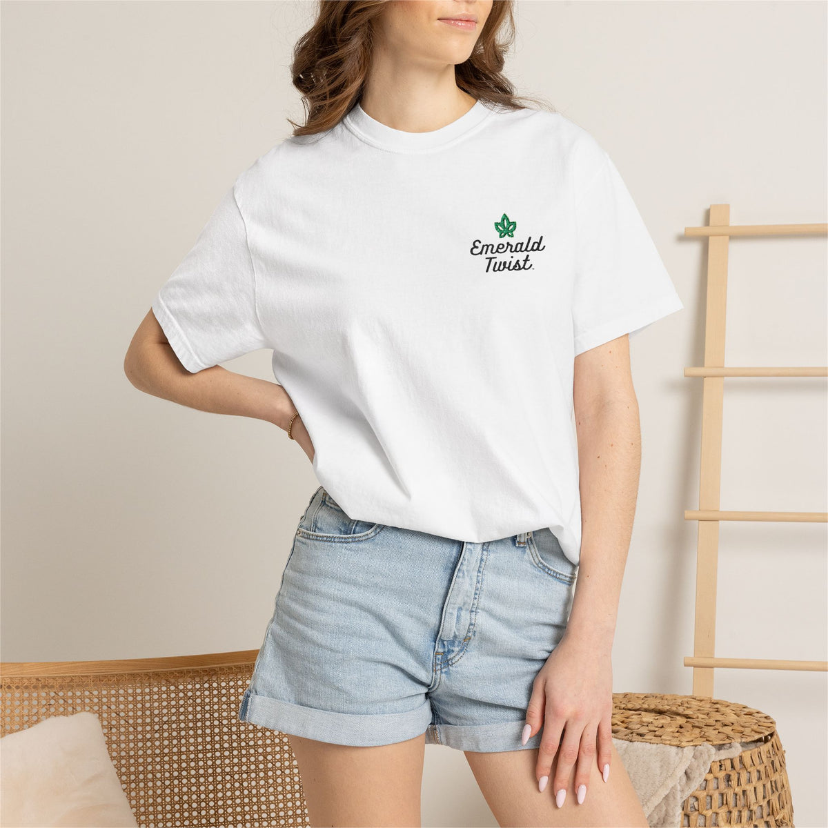 T-Shirt - Emerald Twist Shamrock Tee