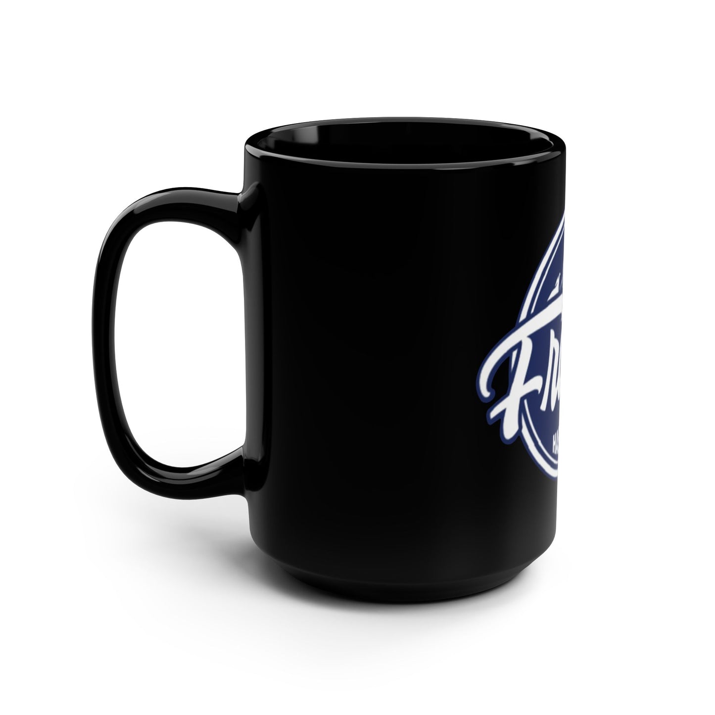Frostco 15oz Black Ceramic Coffee Mug