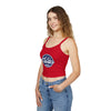 Spaghetti Tank Top - 'Frostrco' Mountain Logo Crop