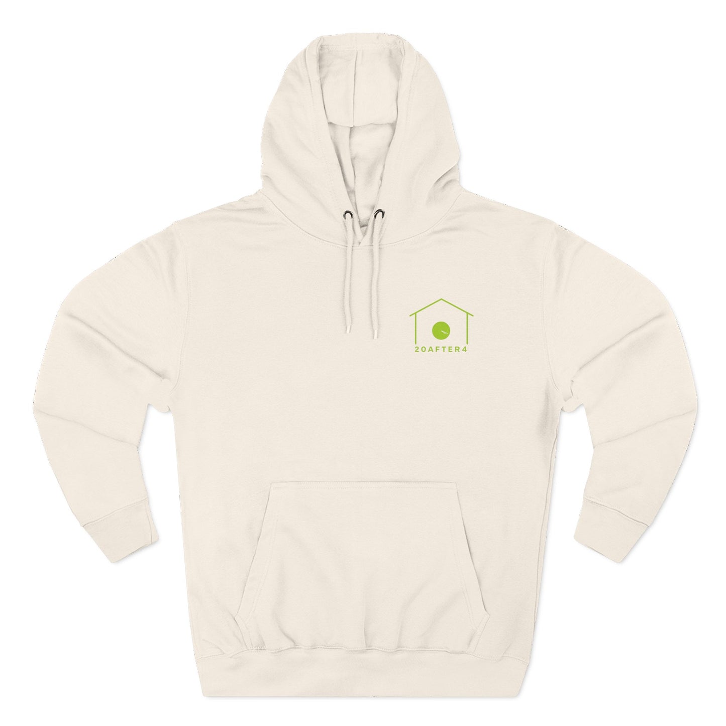 20AFTER4 Lime Logo Hoodie (Front & Back)