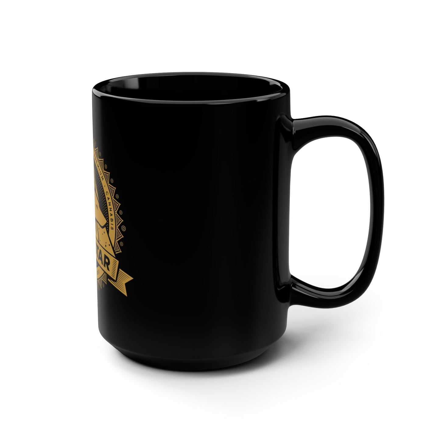 Dawg Star Black Coffee Mug