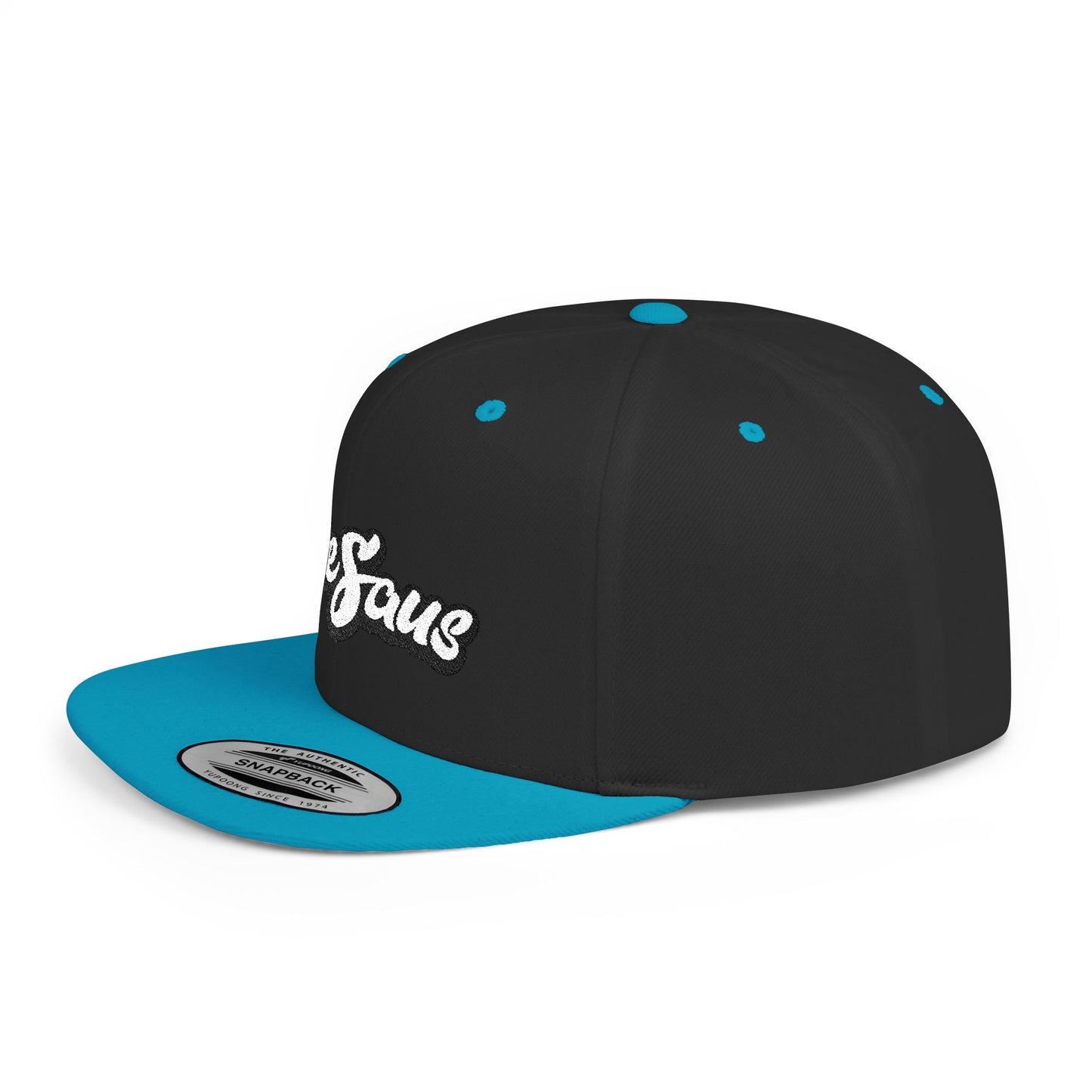 DeSaus  Embroidered Flat Bill Snapback Hat