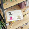 Legacy Sticker Sheet — Decorative Logo Stickers (Pink, Gold, Black)
