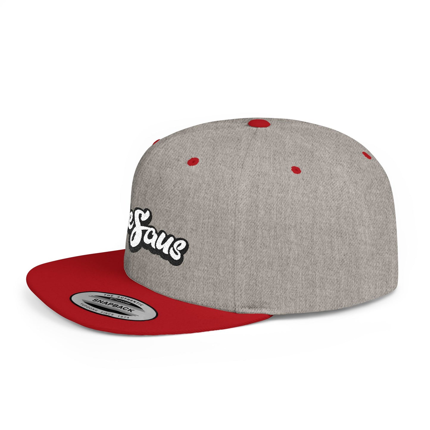 DeSaus  Embroidered Flat Bill Snapback Hat
