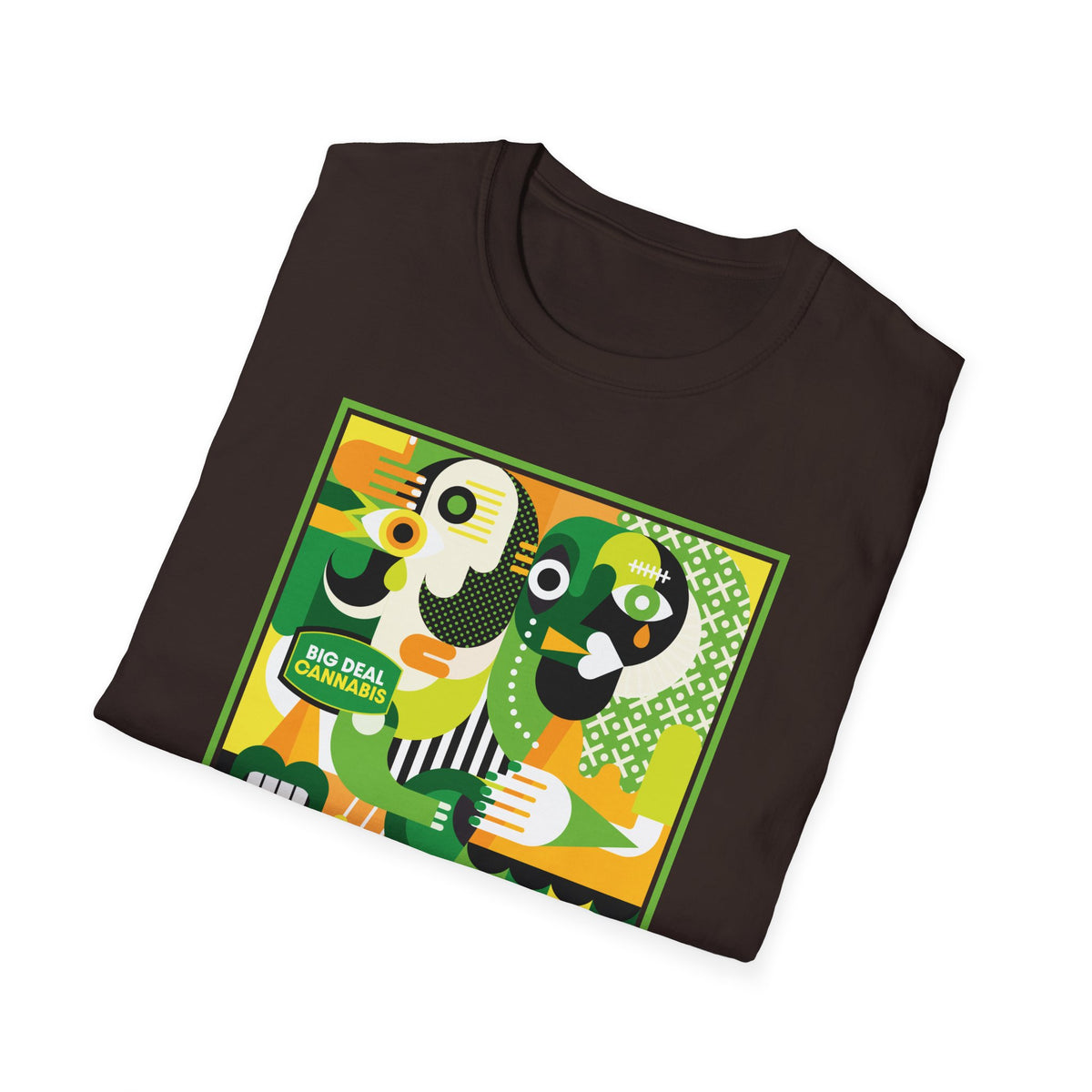 Big Deal Cannabis Abstract Unisex T-Shirt