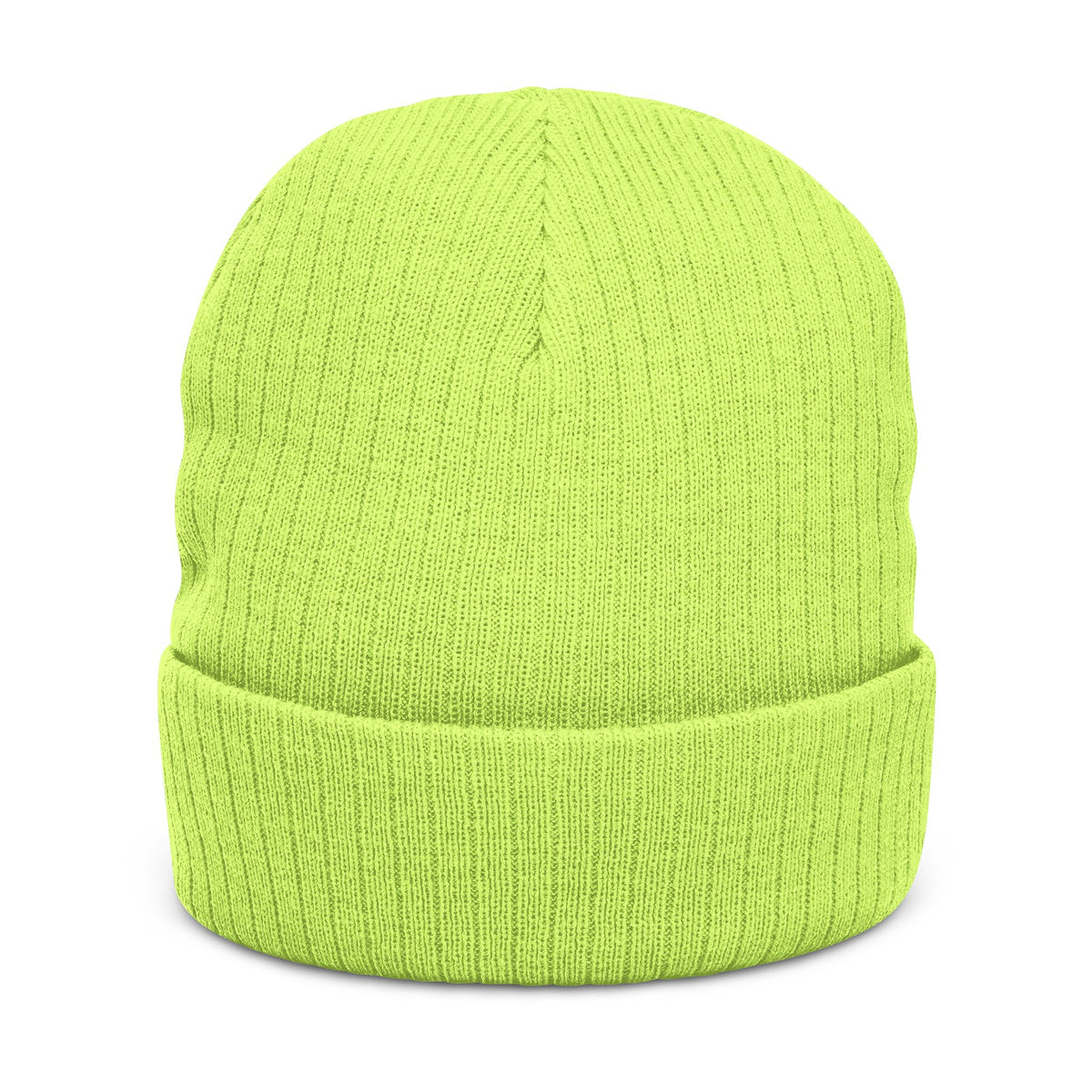 Embroidered 'Big Deal Cannabis' Ribbed Knit Beanie — Cozy Winter Cannabis Hat