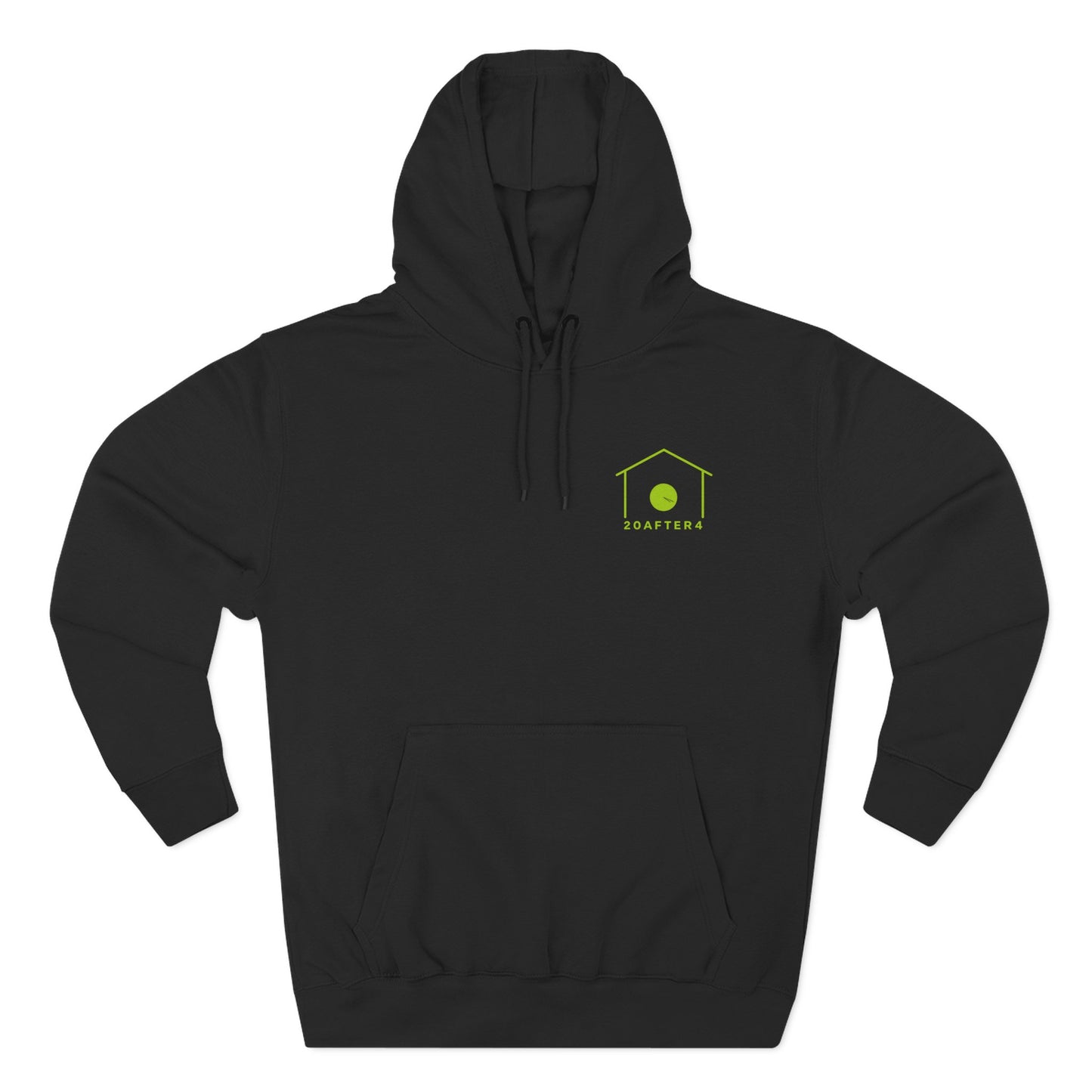 20AFTER4 Lime Logo Hoodie (Front & Back)