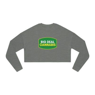 Big Deal Cannabis Cropped Sweatshirt