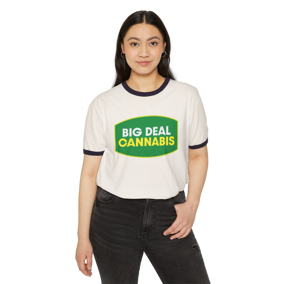 Big Deal Cannabis Ringer T-Shirt