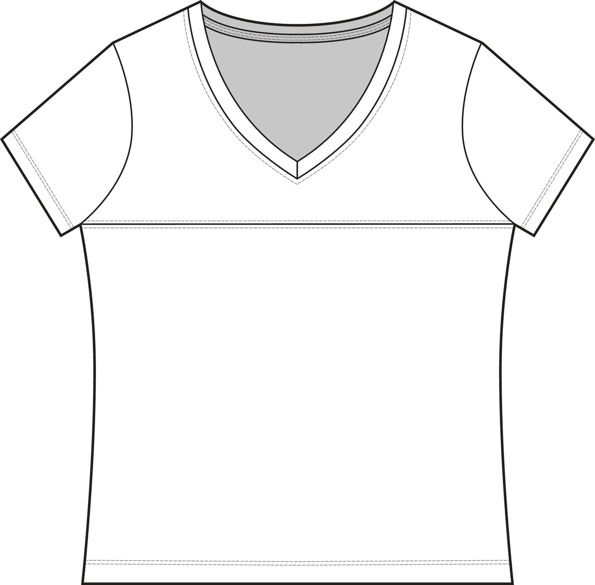 Big Deal Cannabis V-Neck Tee - Women's