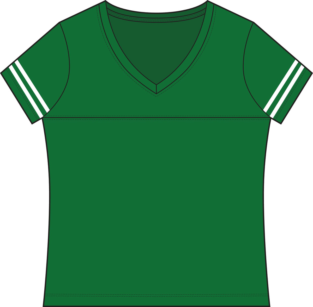 Big Deal Cannabis V-Neck Tee - Women's