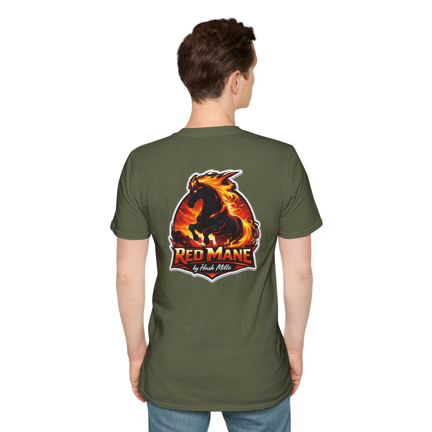 Red Mane Graphic Tee (Back)