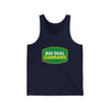 Cannabis Graphic Tank Top — "Big Deal Cannabis" Green Logo Tank
