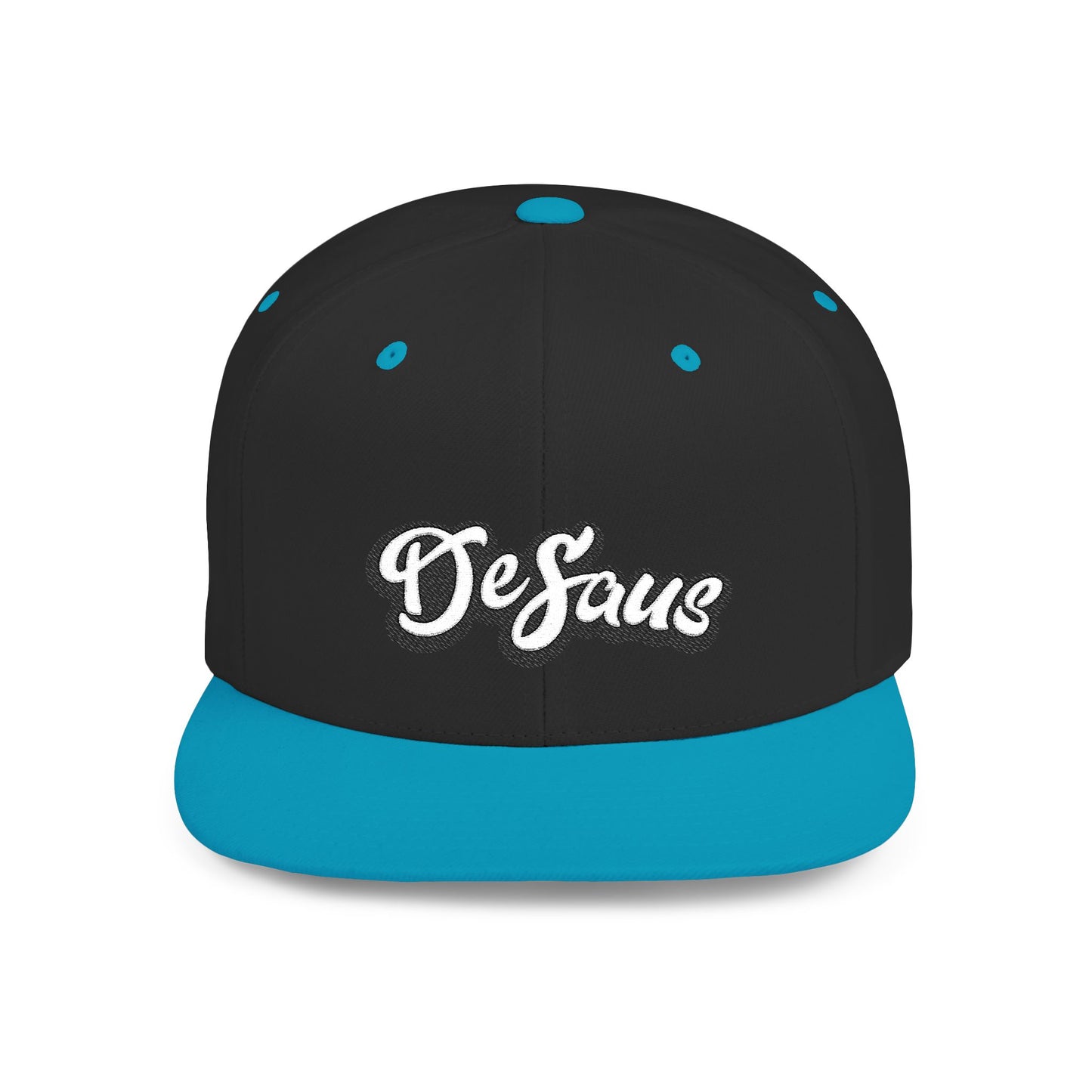 DeSaus  Embroidered Flat Bill Snapback Hat