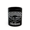 Custom Cannabis Company Black Mug | Unique Gift for Cannabis Lovers, Coffee Lovers, Personalized Mug, 11oz 15oz