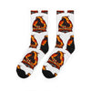 Red Mane Crew Socks