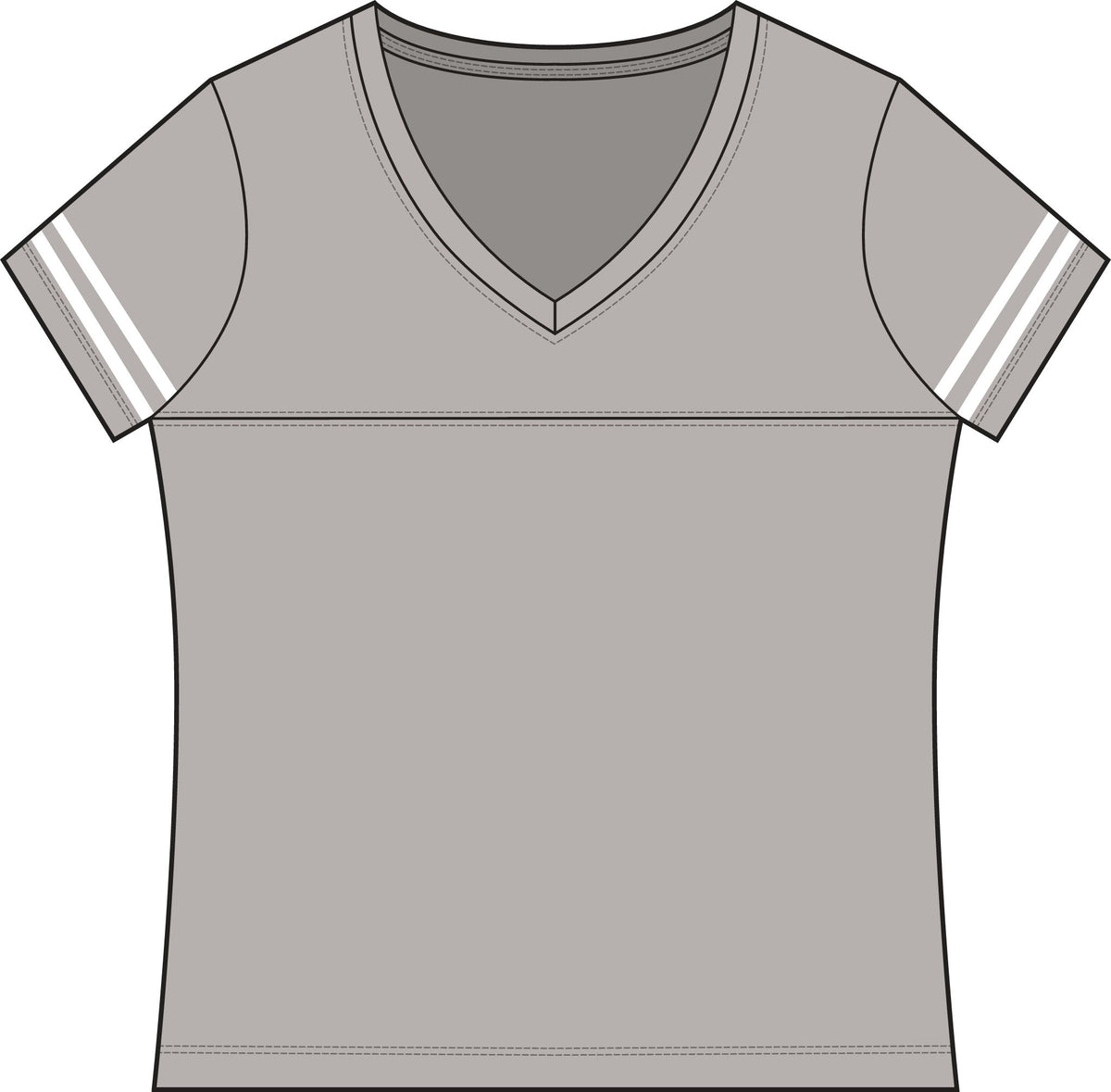 Big Deal Cannabis V-Neck Tee - Women's