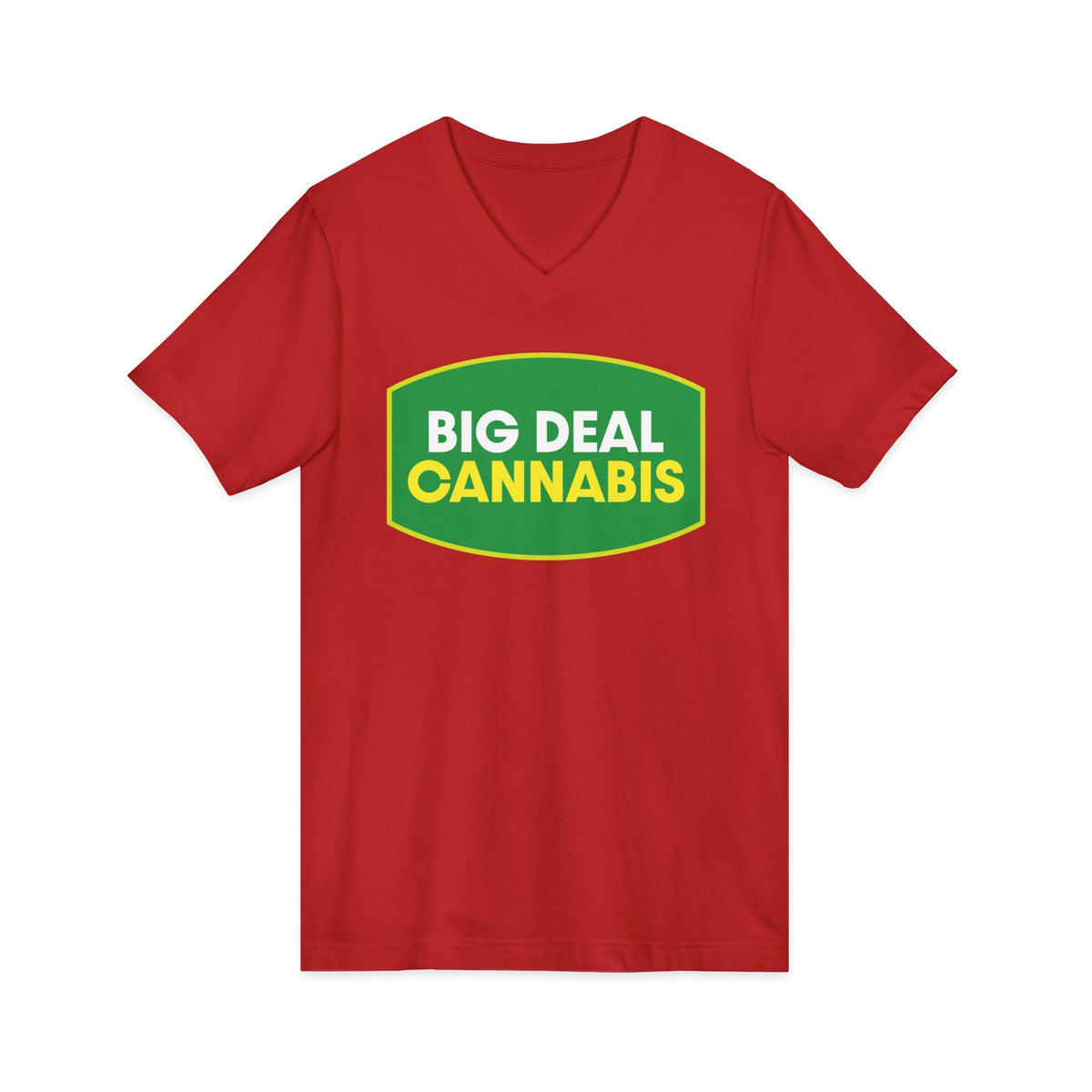 Big Deal Cannabis V-Neck Tee