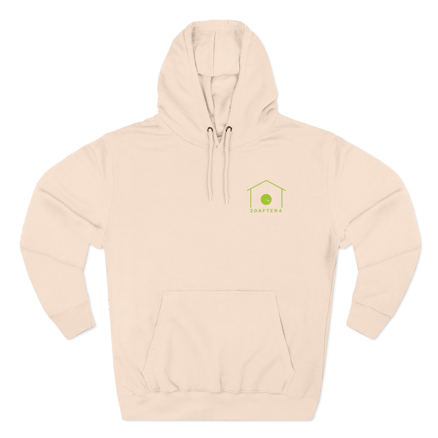 20AFTER4 Lime Logo Hoodie (Front & Back)