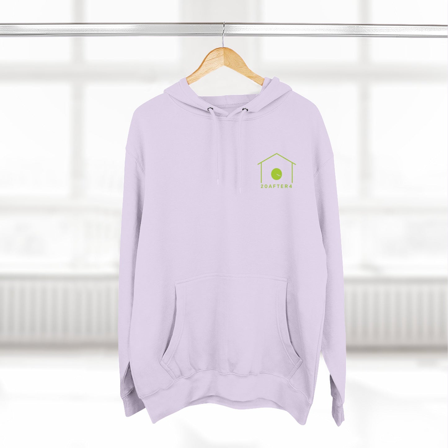 20AFTER4 Lime Logo Hoodie (Front & Back)